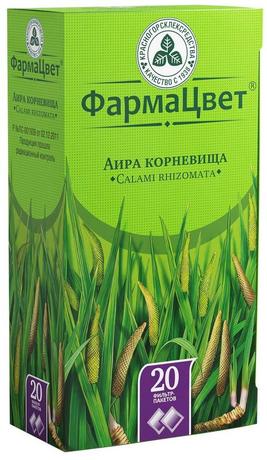 Фото Аира корневища, пакетики 1.5 г, 20 шт.