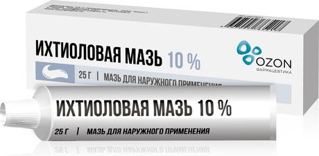 Фото Ихтиоловая мазь, 10%, 25 г