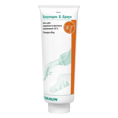 Фото Браунодин Б. Браун, мазь для наружного применения 10%, туба 100 г