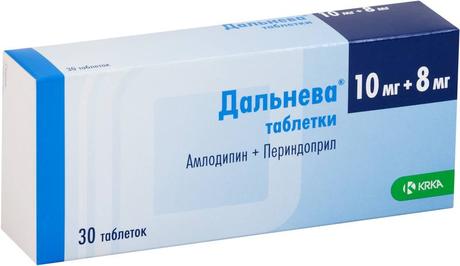 Фото Дальнева, таблетки 10 мг+8 мг, 30 шт.