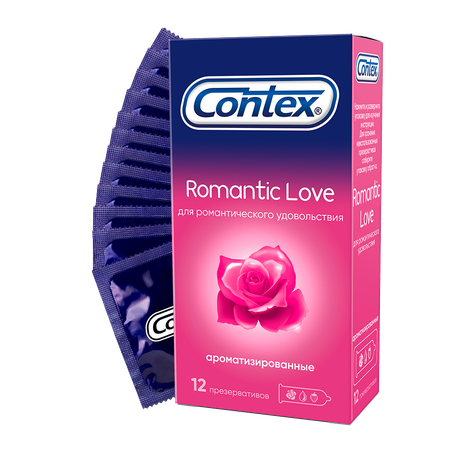 Фото Презервативы Contex Romantic Love ароматизированные, 12 шт.
