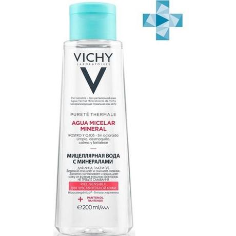 Фото Vichy Purete Thermal вода мицелляр д/чувствительной кожи с минералами вода мицеллярная  200 мл №1