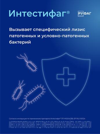 Фото Интестифаг, раствор для приема внутрь и ректального введения 20 мл, 4 шт