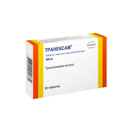 Фото Транексам, таблетки покрыт. плен. об. 500 мг, 10 шт.