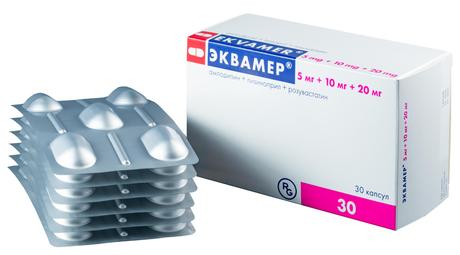 Фото Эквамер, капсулы 5 мг+10 мг+20 мг, 30 шт.