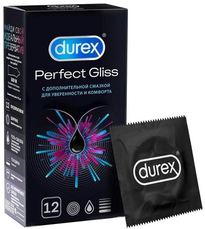 Фото Durex Perfect Gliss презервативы, 12 шт.
