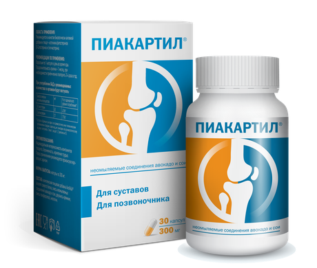 Фото Пиакартил, капсулы 300 мг, 30 шт.