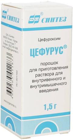 Фото Цефурус, порошок, 1.5 г