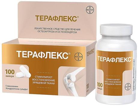 Фото Терафлекс, капсулы 500 мг+400 мг, 100 шт.