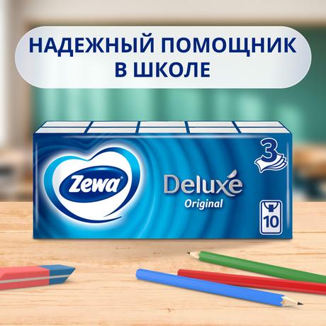 Фото Зева Делюкс, платочки носовые бумажные, 100 шт.