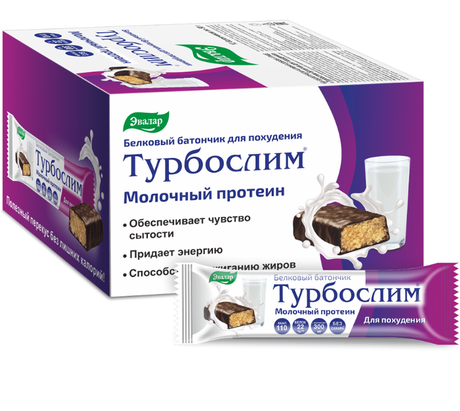 Фото Турбослим, батончик для похудения 50 г, 12 шт.