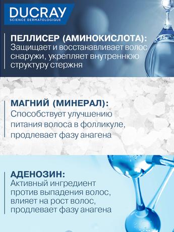 Фото Ducray Anaphase, шампунь для роста волос, замедляющий выпадение, 400 мл