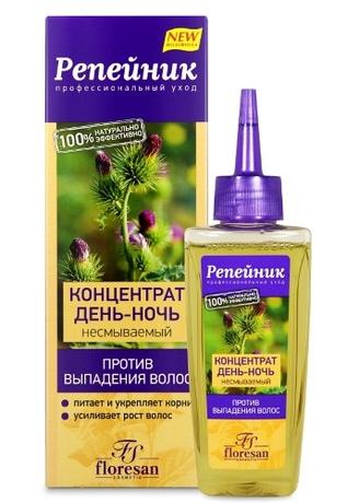 Фото Флоресан, Репейник, концентрат день-ночь против выпадения волос, 100 мл
