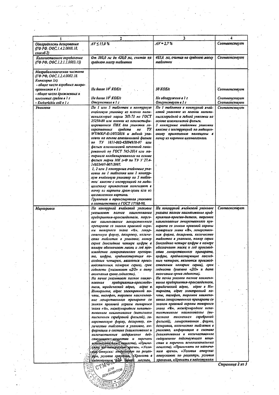 Сертификат на Альбендацид таблетки, покрытые пленочной оболочкой 400 мг, 3 шт. Сертификат на Альбендацид таблетки, покрытые пленочной оболочкой 400 мг, 3 шт.