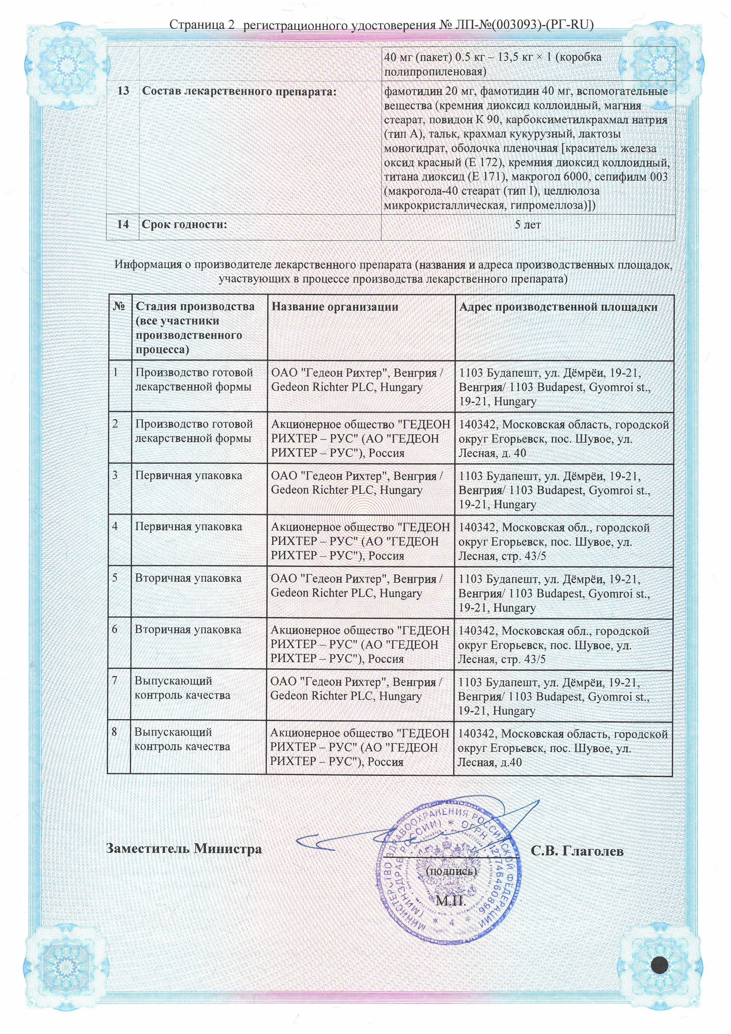 Сертификат Квамател Сертификат Квамател