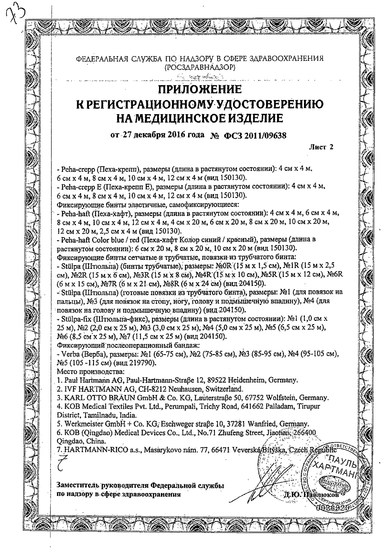 Сертификаты