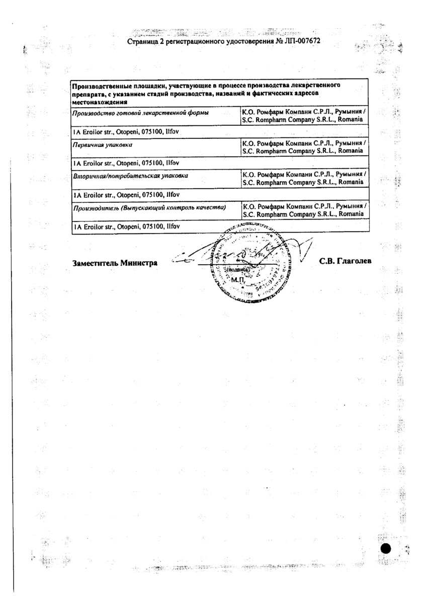 Сертификат Бринзопт Сертификат Бринзопт