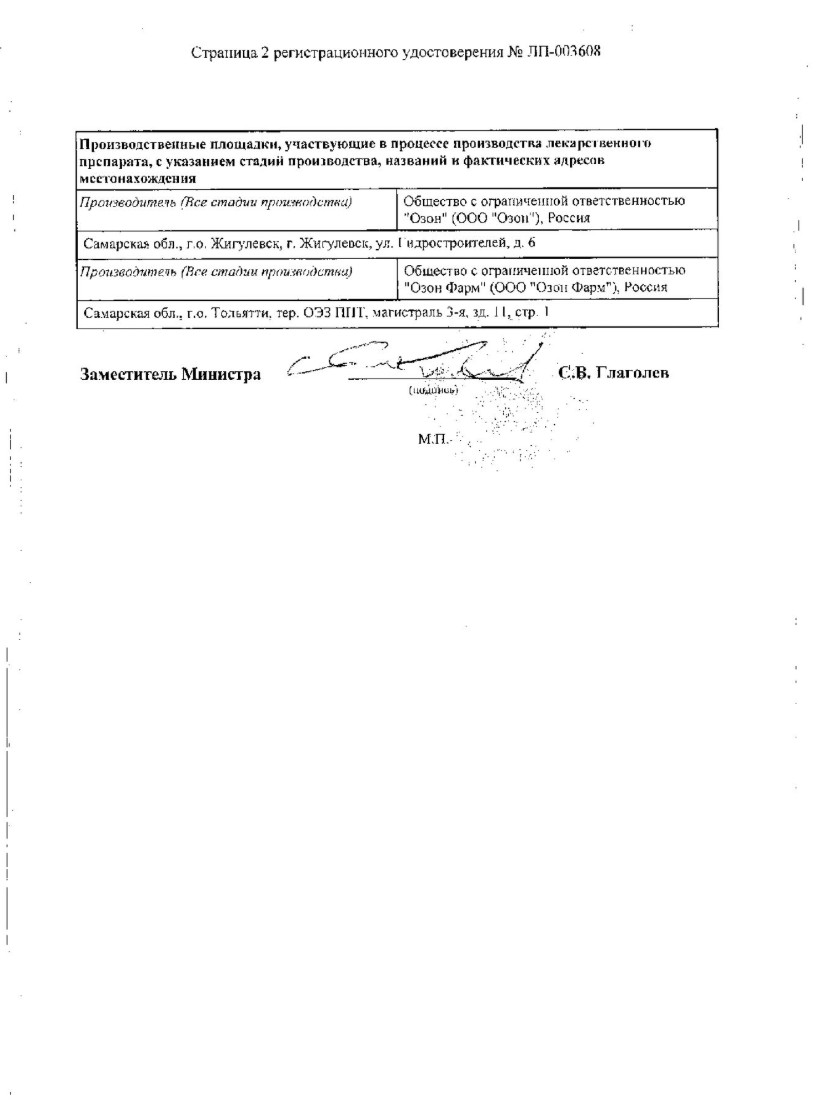 Сертификат Ксилометазолин