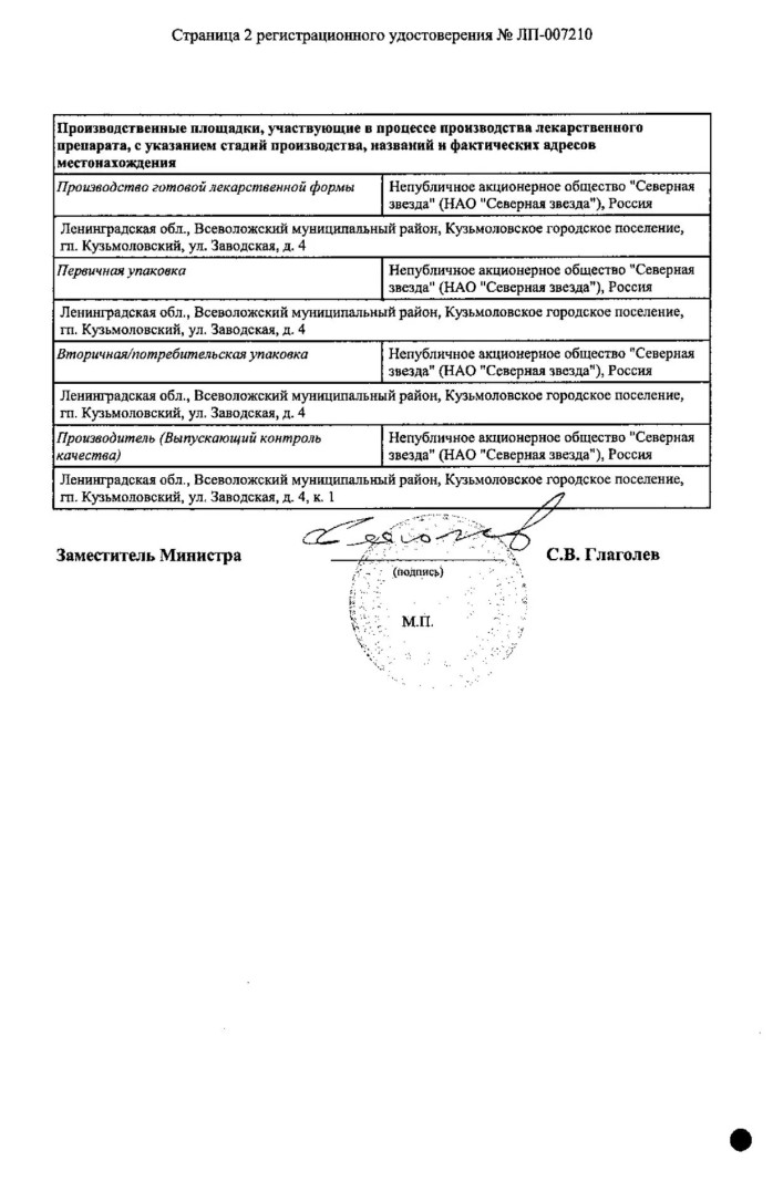 Сертификат на Опорно-двигательная система