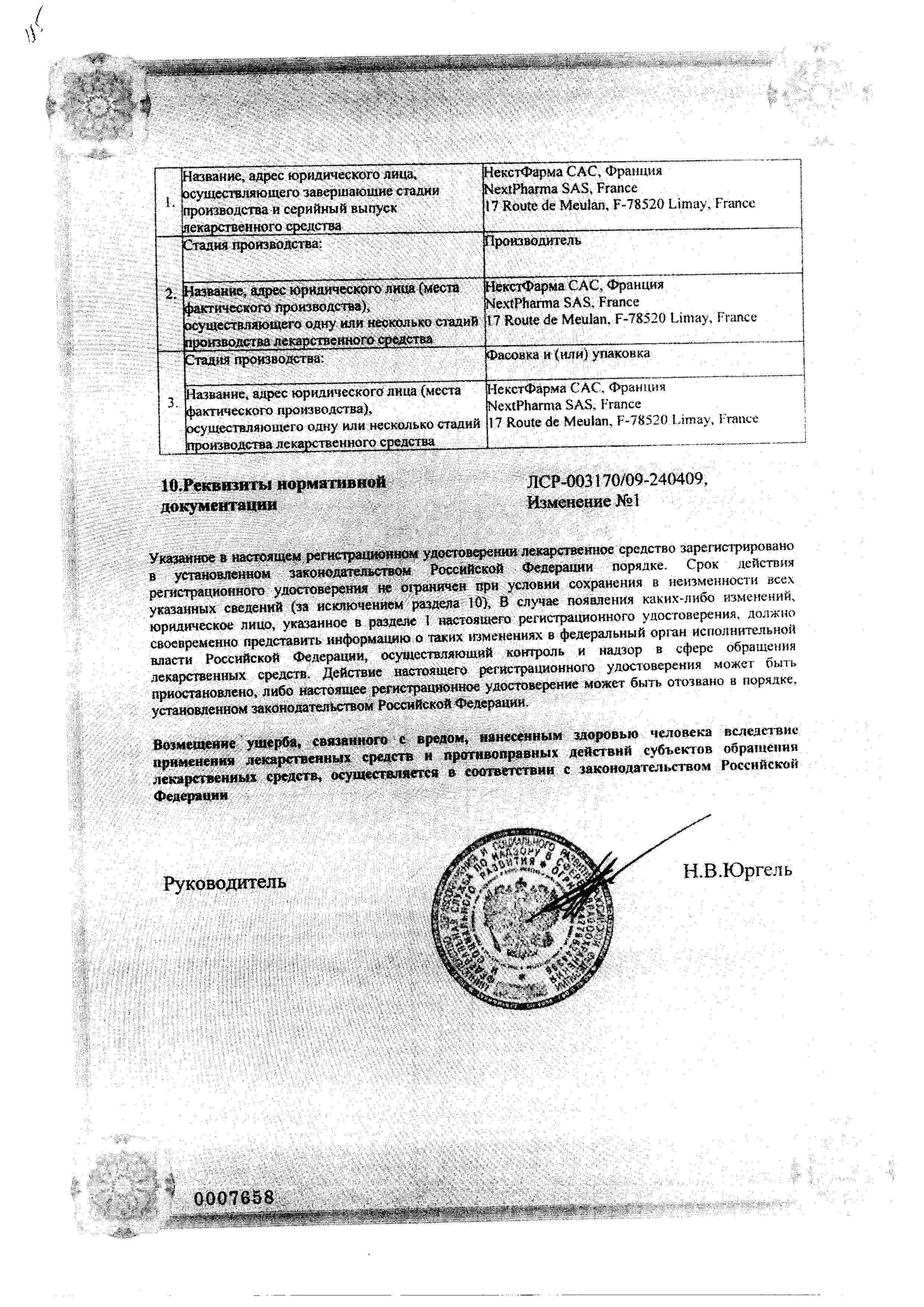 Сертификат Кеппра Сертификат Кеппра
