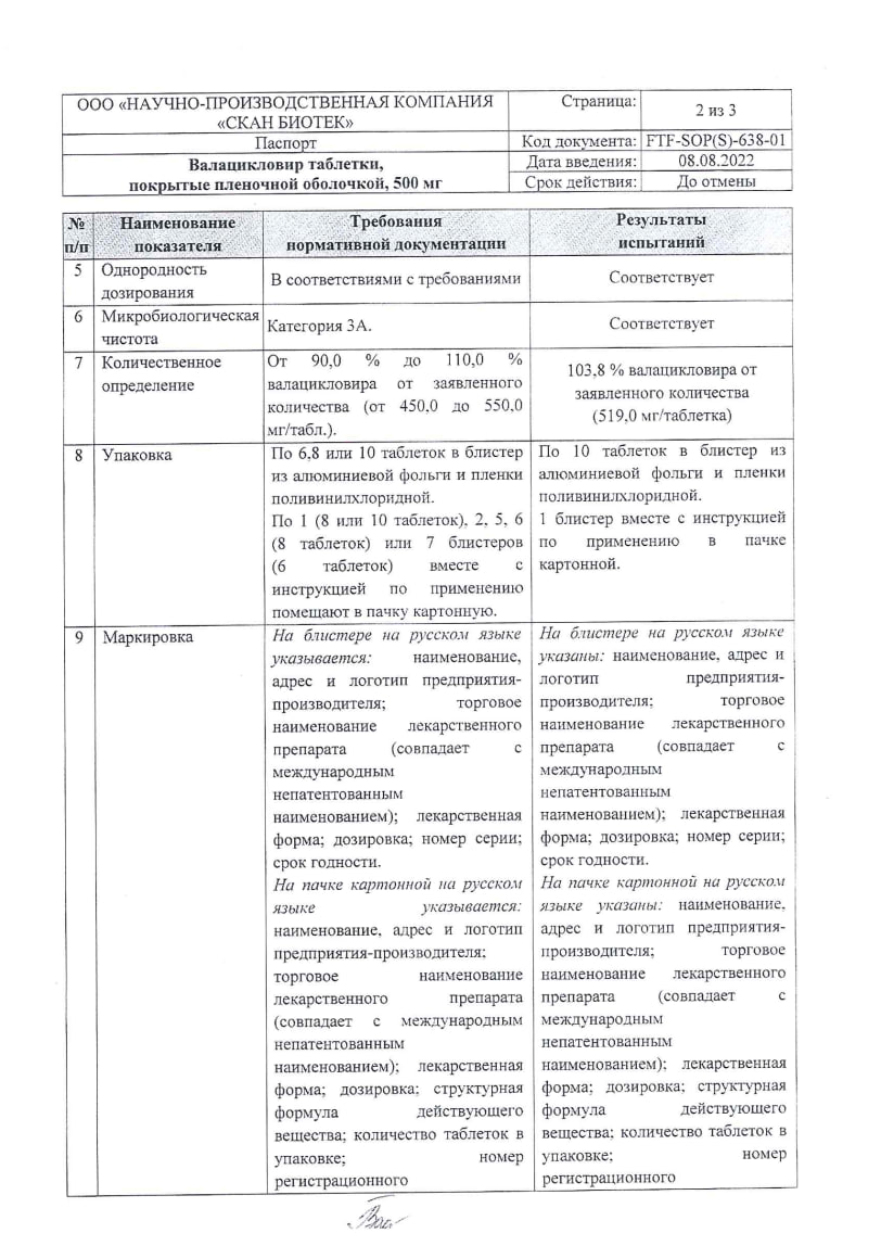Сертификат на Валацикловир, таблетки покрытые пленочной оболочкой 500 мг, 10 шт. Сертификат на Валацикловир, таблетки покрытые пленочной оболочкой 500 мг, 10 шт.