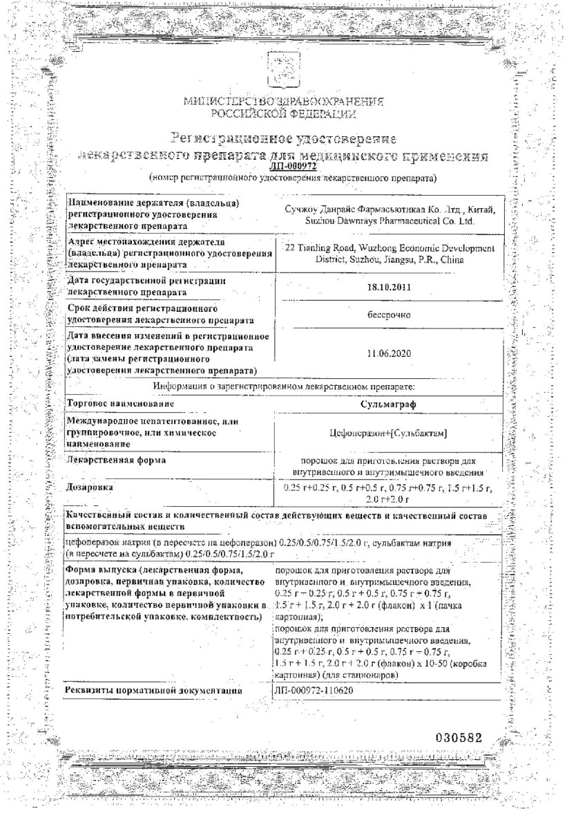 Сертификат Сульмаграф Сертификат Сульмаграф