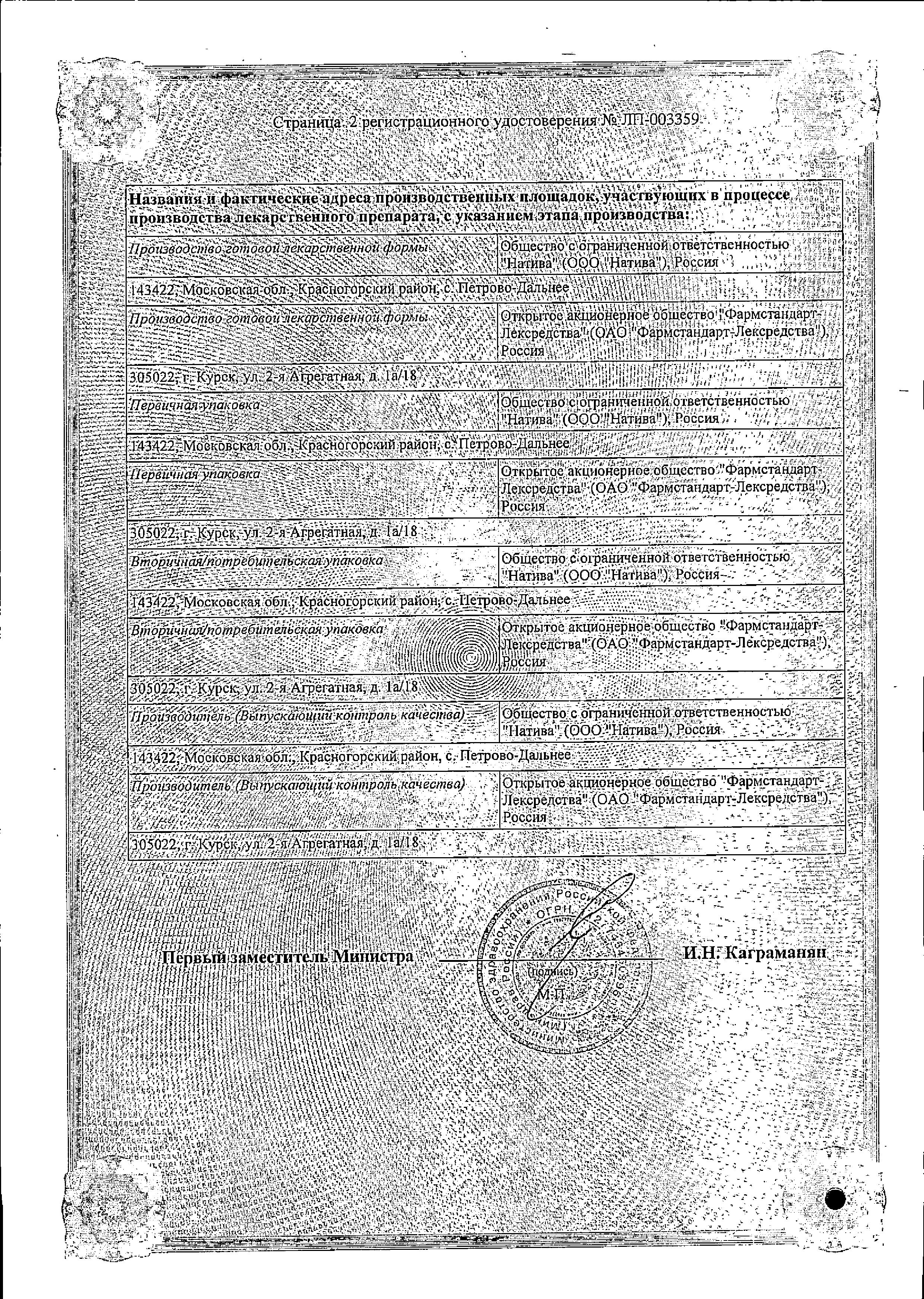 Сертификат на Ипратерол-Аэронатив, аэрозоль 20 мкг+50 мкг/доза, 200 доз Сертификат на Ипратерол-Аэронатив, аэрозоль 20 мкг+50 мкг/доза, 200 доз