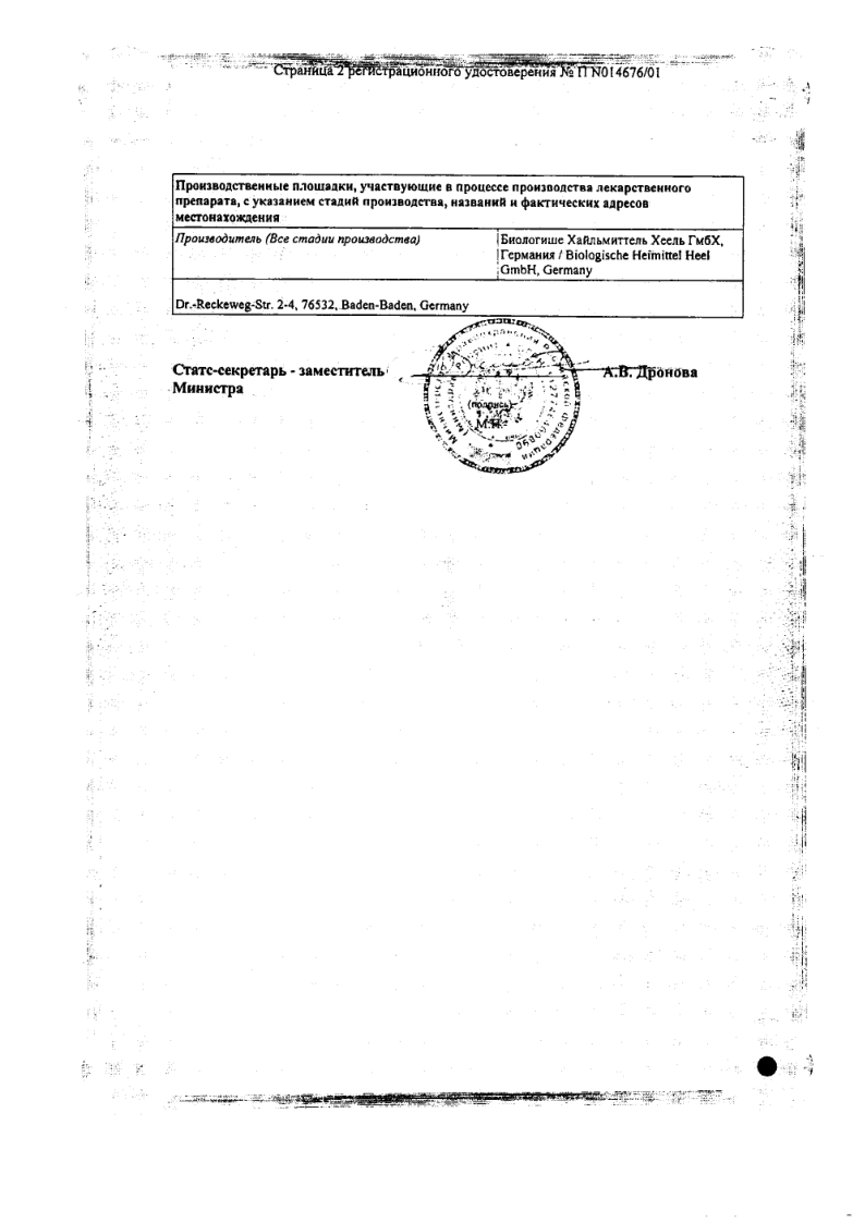 Сертификат Популюс композитум СР