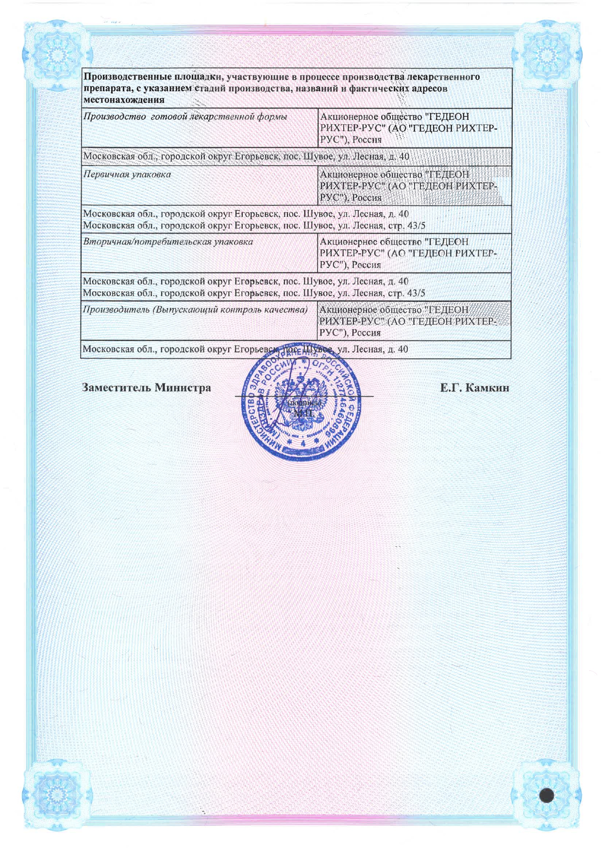 Сертификат на Мертенил, таблетки покрыт. плен. об. 40 мг, 30 шт.