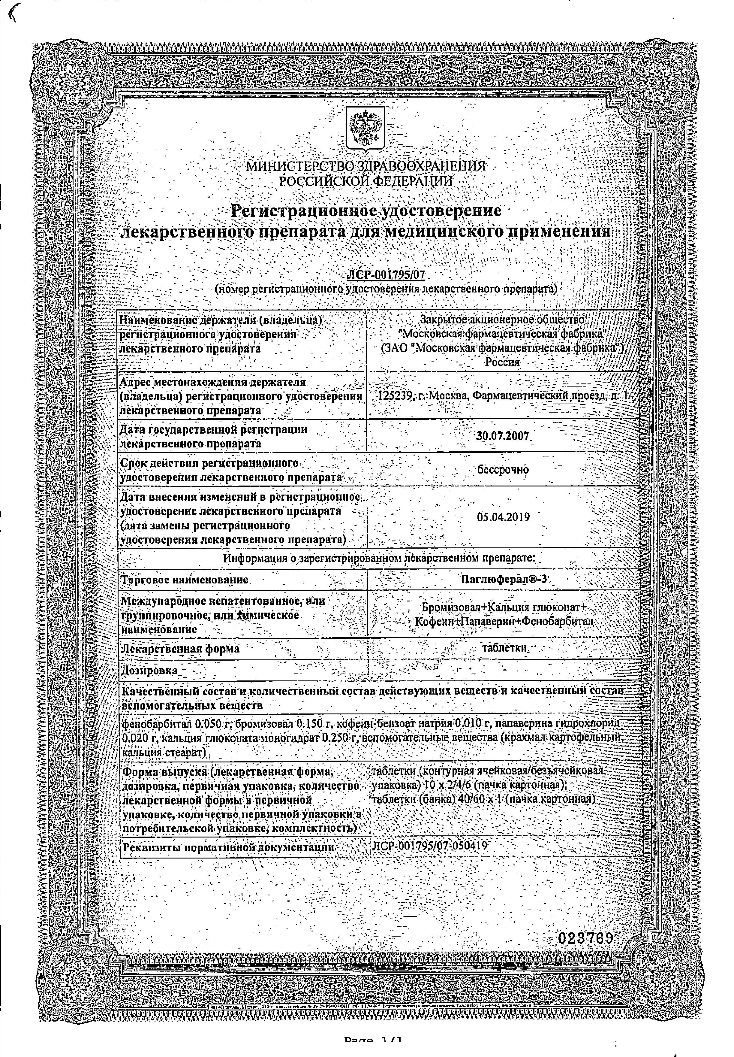 Сертификат на Противосудорожные препараты