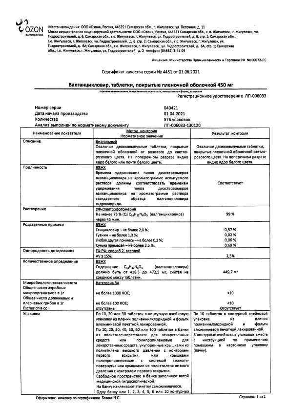 Сертификат