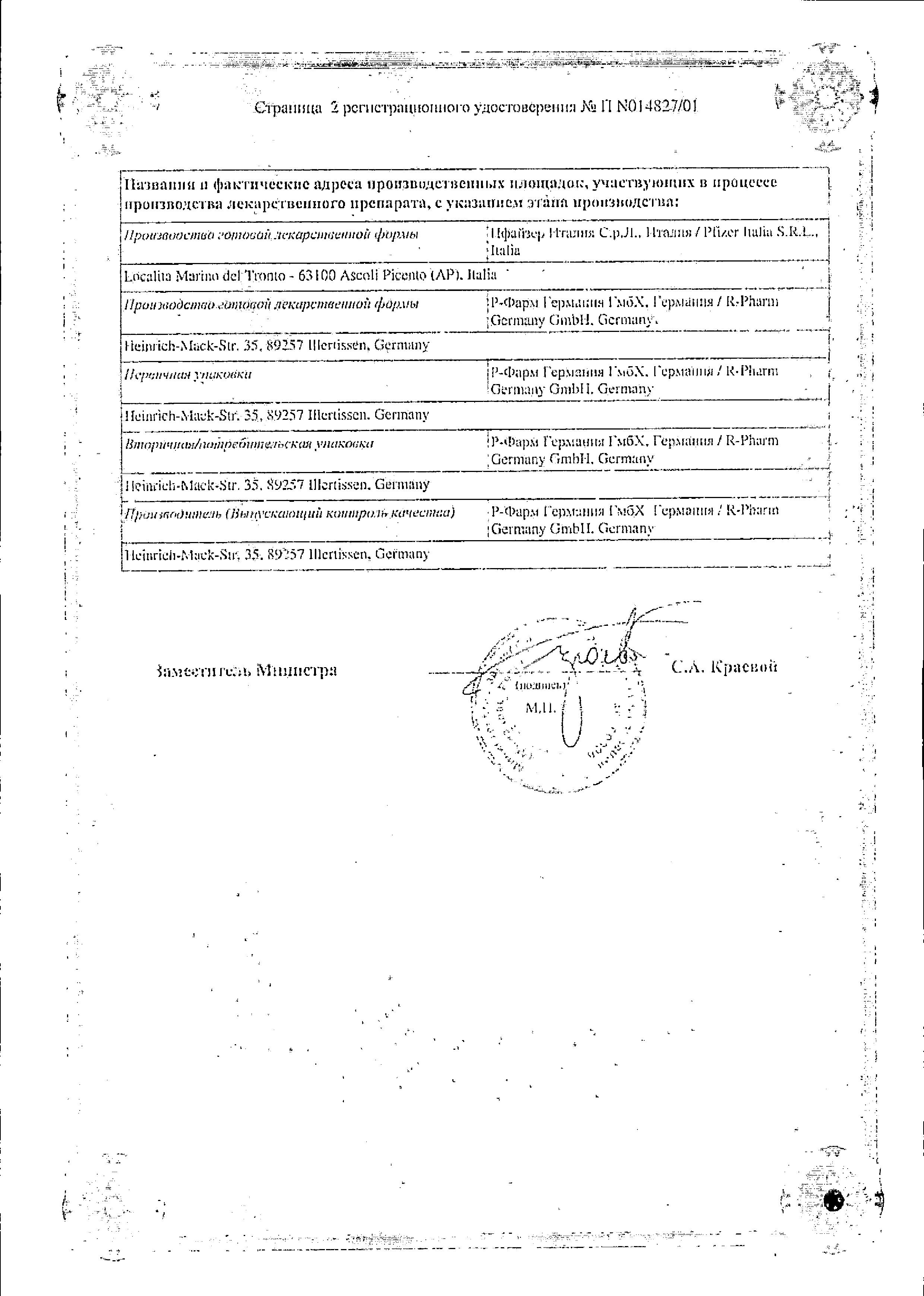 Сертификат Релпакс