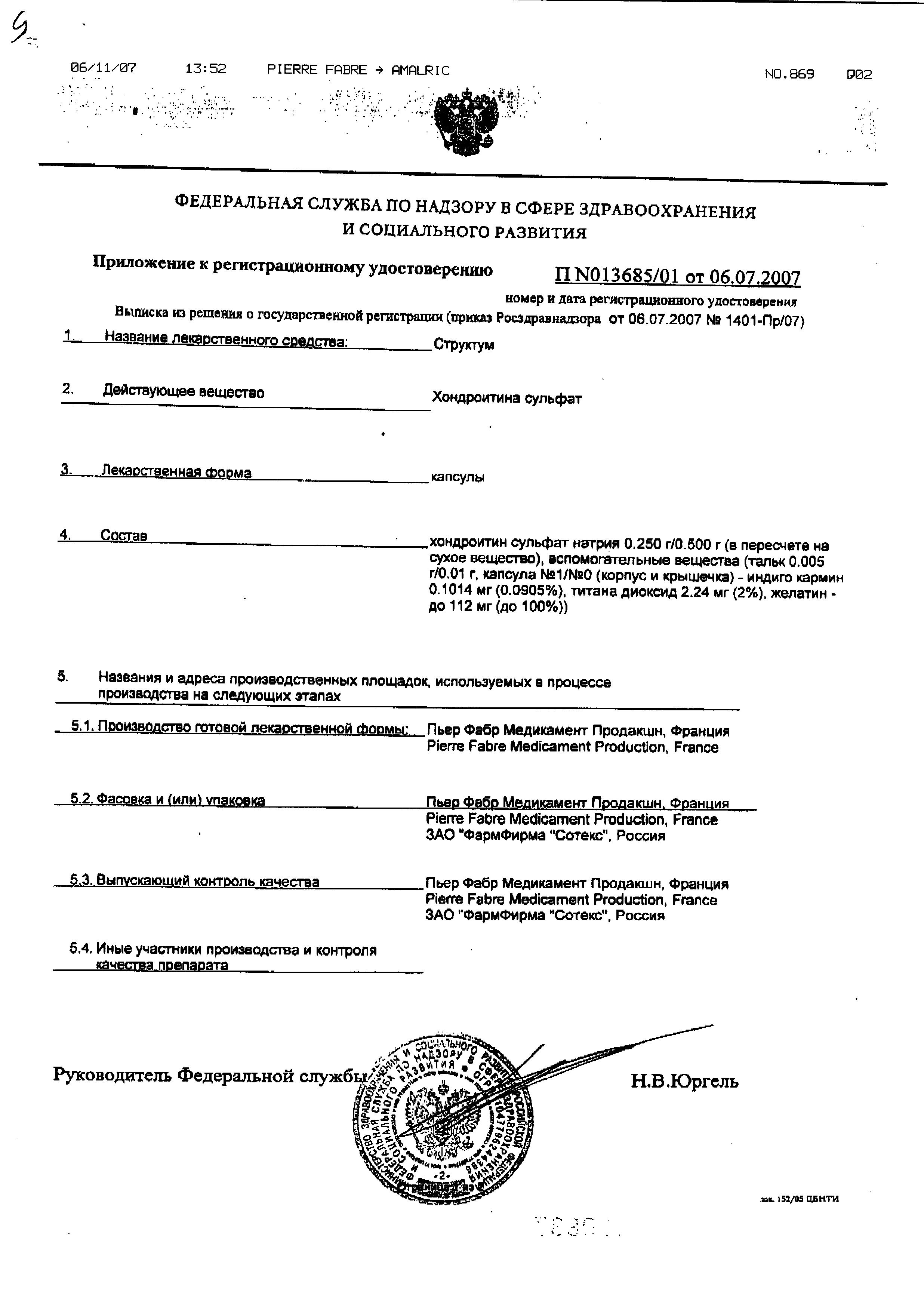 Сертификат Структум