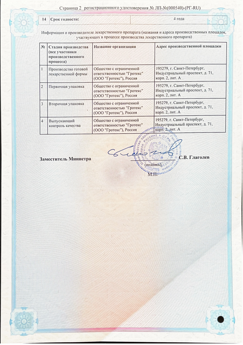Сертификат АнгиДак
