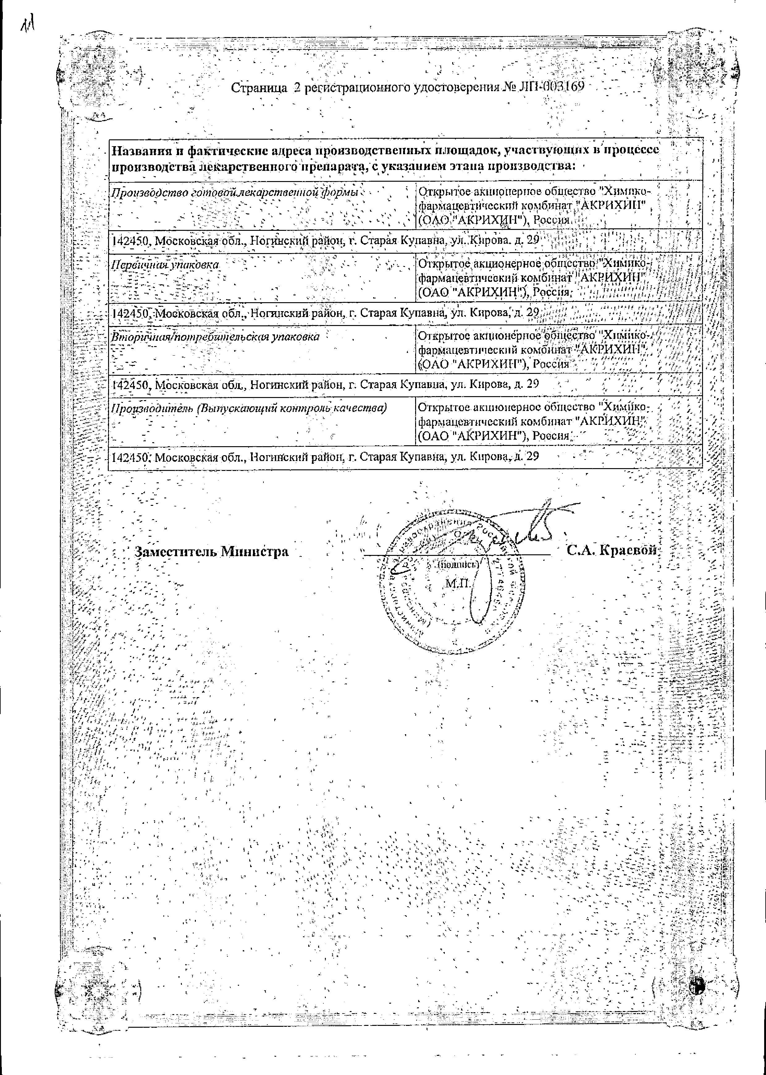 Сертификаты
