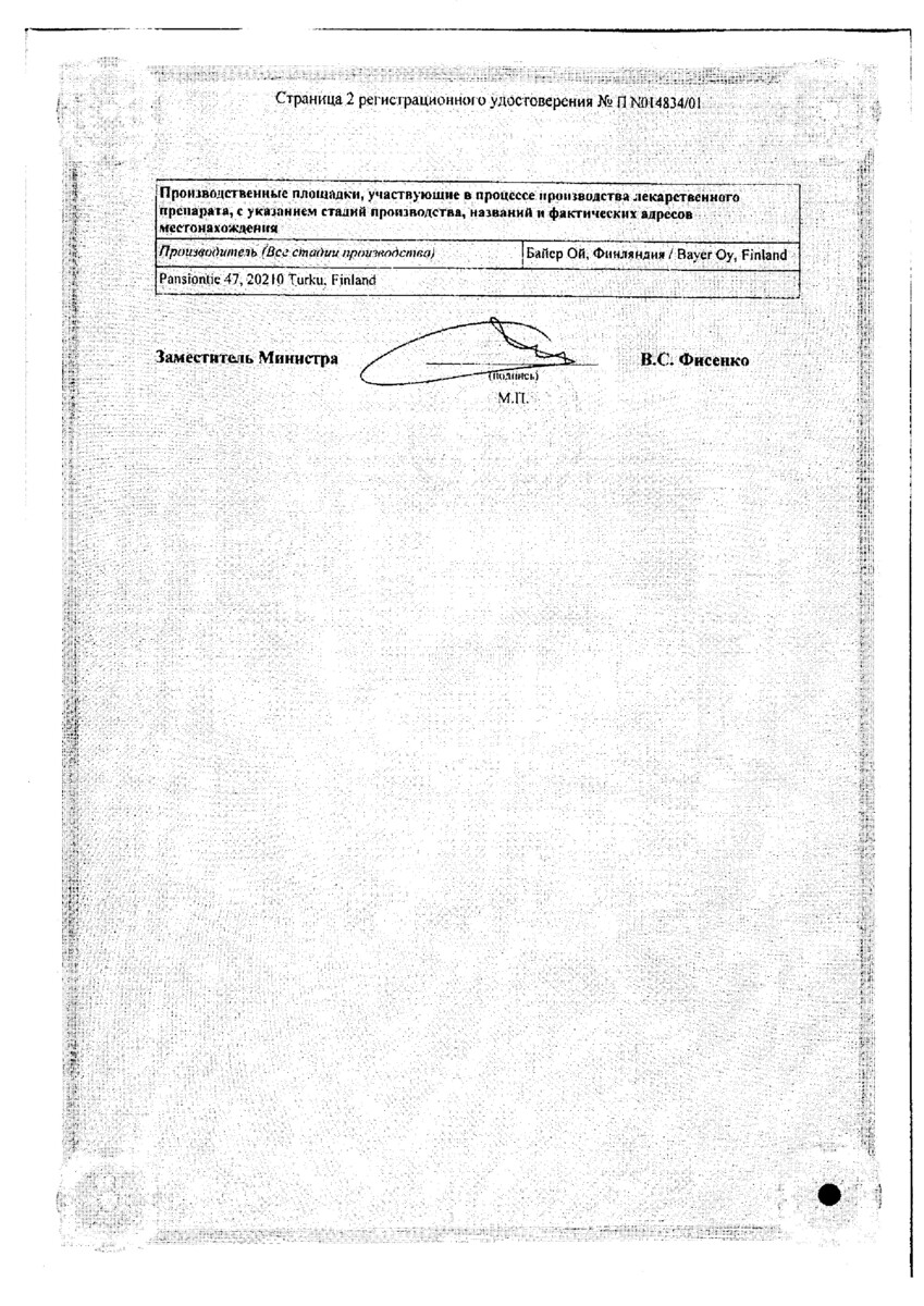 Сертификат Мирена