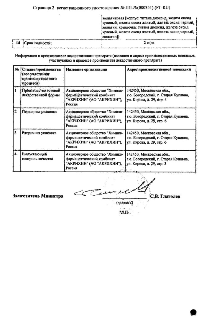 Сертификат на Подагра