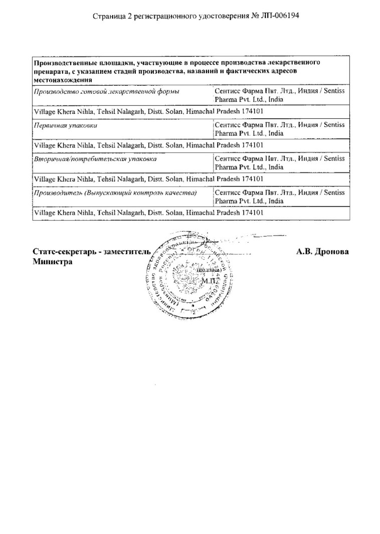 Сертификат на Глаукома
