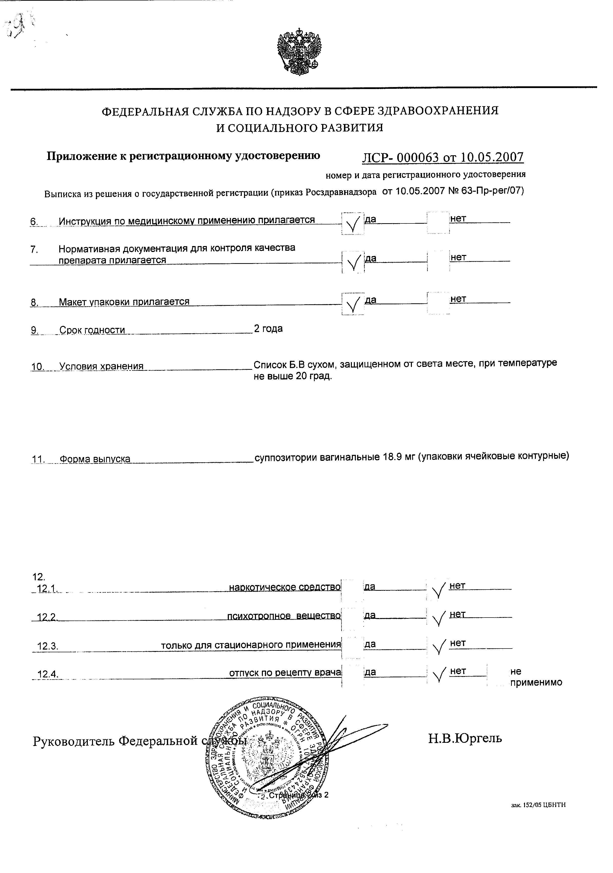 Сертификат Бенатекс Сертификат Бенатекс