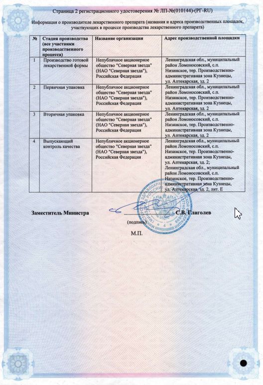 Сертификат Септа Нордум Сертификат Септа Нордум
