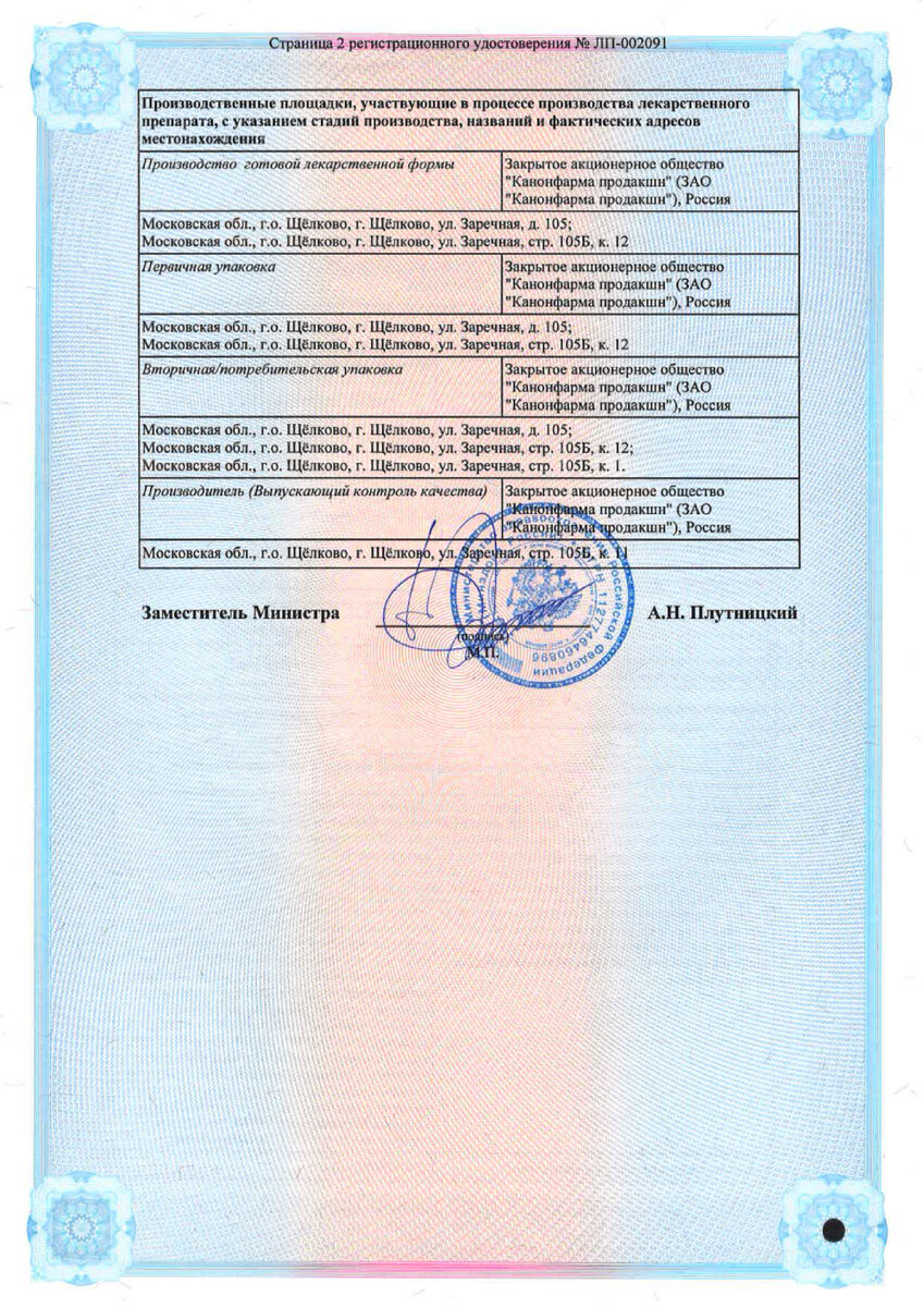 Сертификат Депренорм ОД Сертификат Депренорм ОД