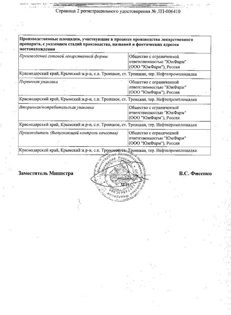 Сертификат Нафтифин