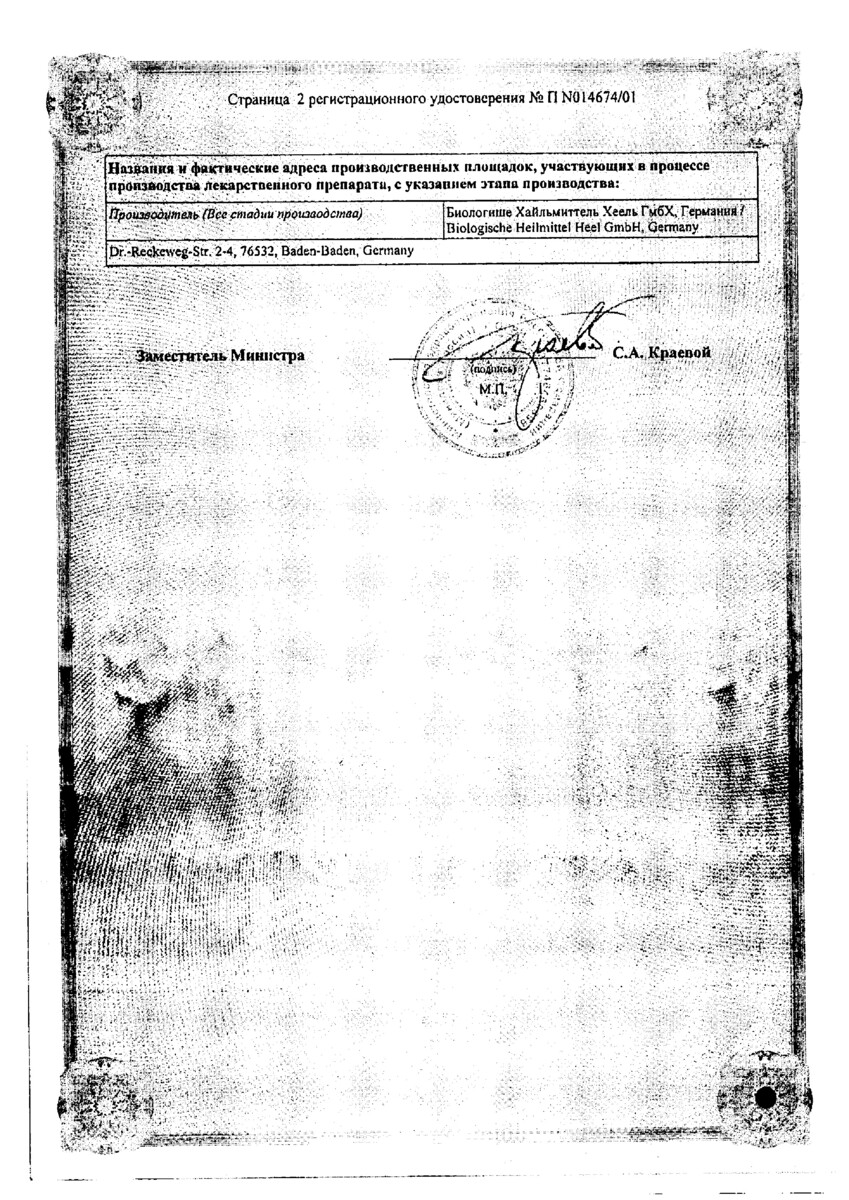 Сертификат Хелидониум