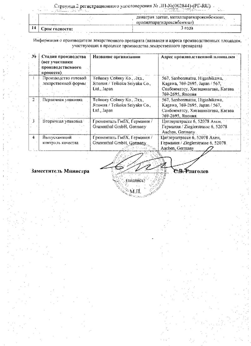 Сертификат Версатис