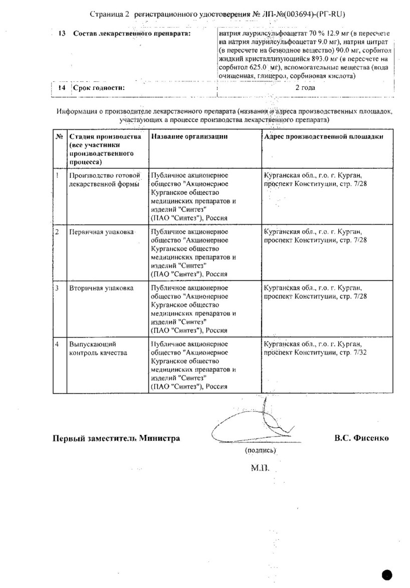 Сертификат Слабипрокт Сертификат Слабипрокт