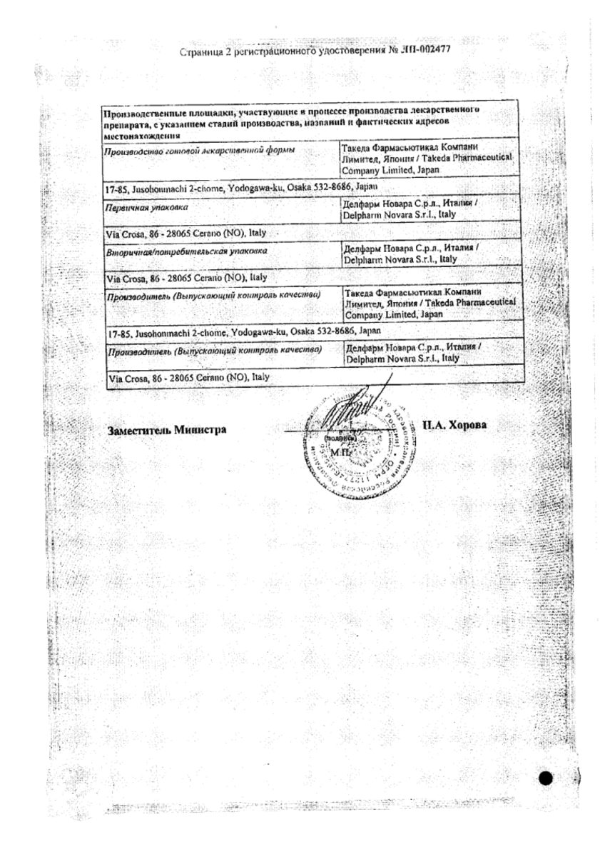 Сертификат Дексилант
