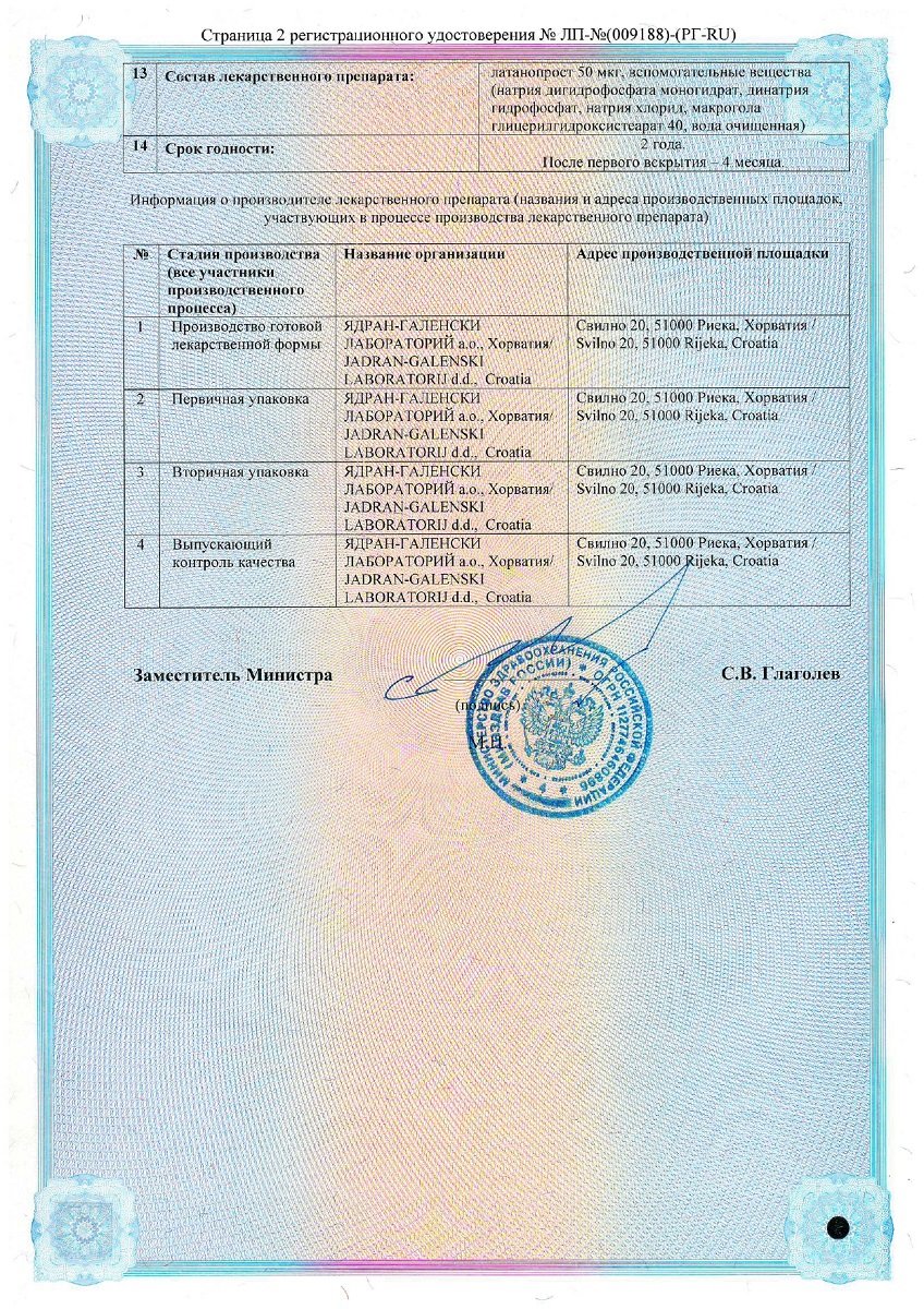 Сертификат Латакулин