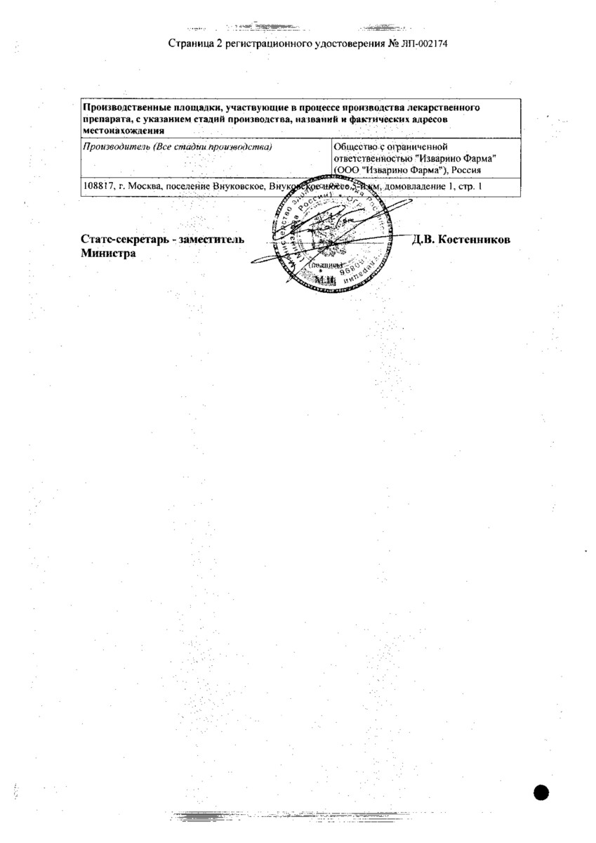 Сертификат Листата Сертификат Листата