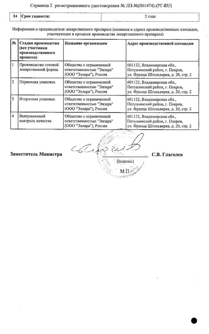 Сертификат Элтуфлоп