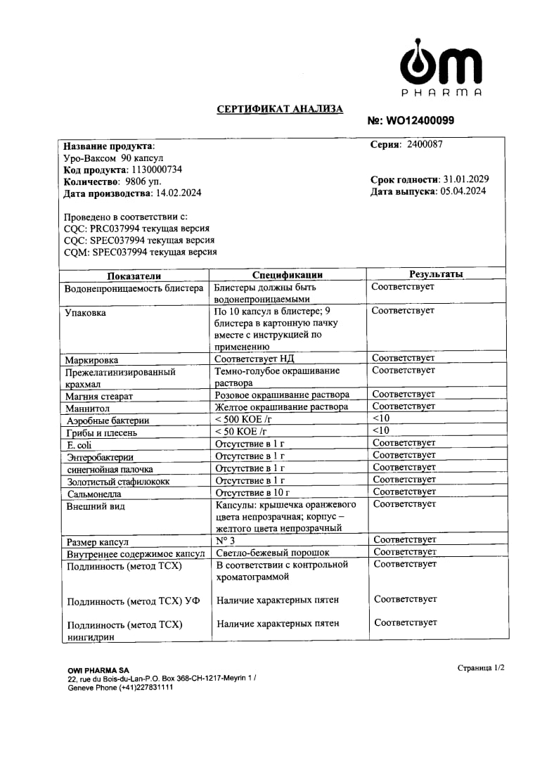 Сертификаты